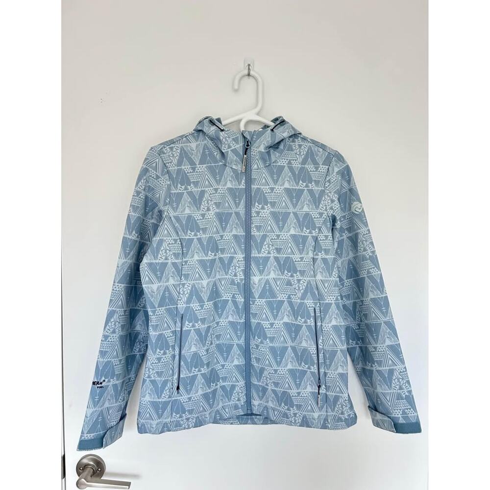 Women’s Soft shell fleece waterproof jacket, size small